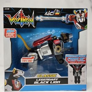 Playmates Classic Voltron 40th Anniversary Legendary Black Lion Brand New Sealed